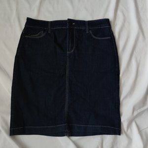 NYDJ Denim Women Dark Blue Skirt 8P
